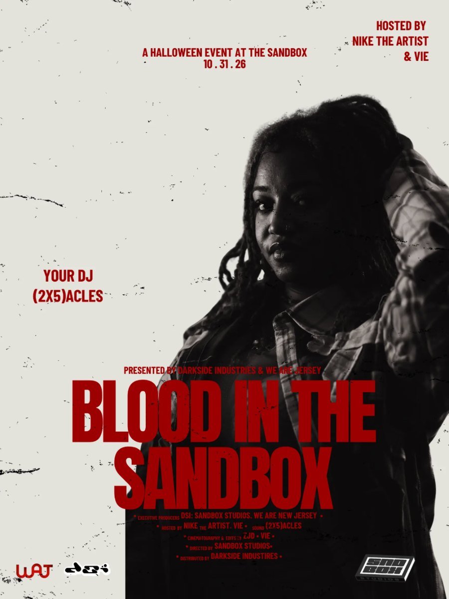 (2x5)Acles — Blood in the Sandbox DJ poster